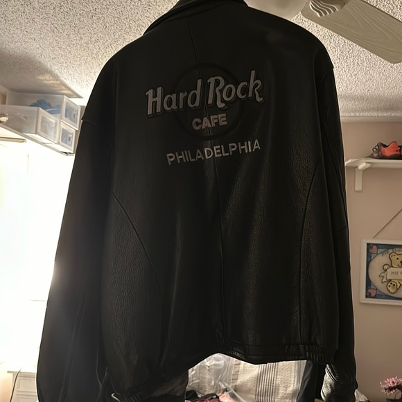 Hard Rock Cafe Jackets & Coats Hard Rock Cafe Leather Jacket Poshmark